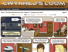 Tablet Screenshot of cwynhildsloom.com